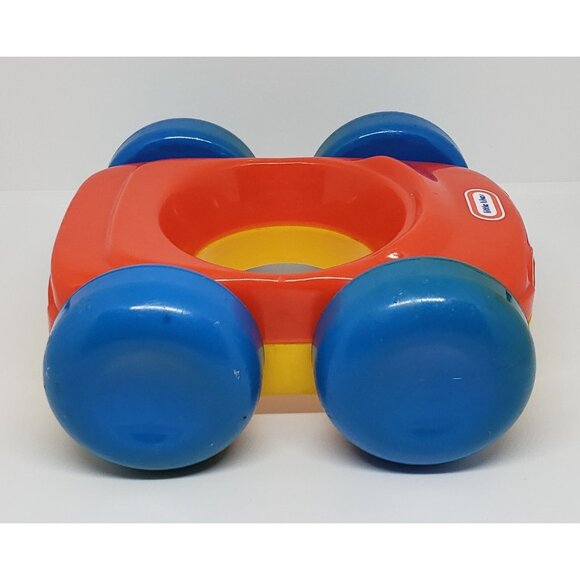 Little Tikes Jumbo Flip Race Car Replacement Part Vintage Red & Yellow - Picture 2 of 7